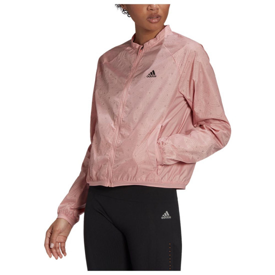 Adidas Γυναικείο αντιανεμικό μπουφάν Run Fast Radically Reflective